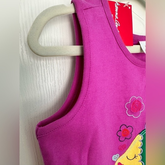 Hanna Andersson Fish applique purple tank top, size 10Y, NWT - Picture 4 of 7
